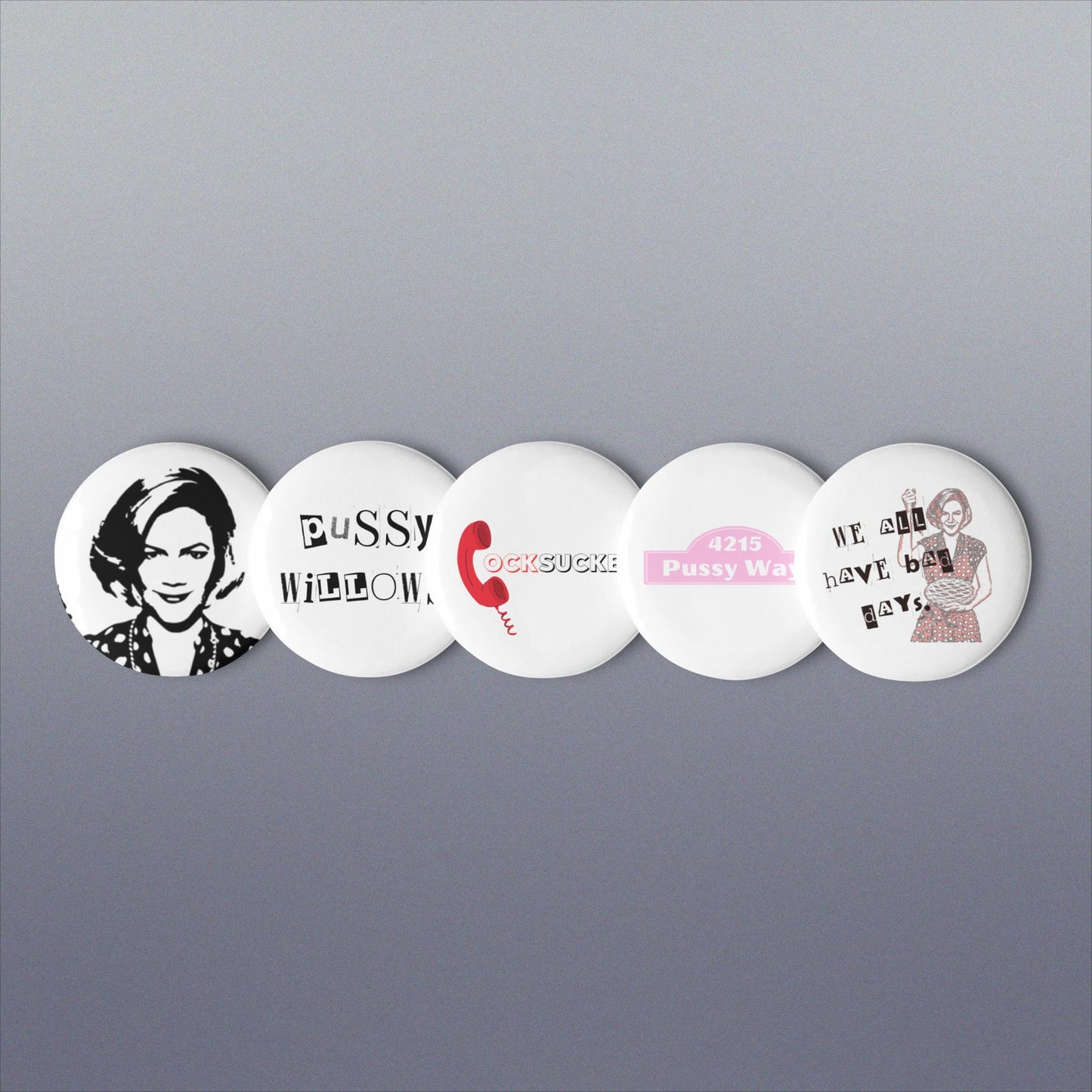 Serial Pin Set - Agatha's Attic