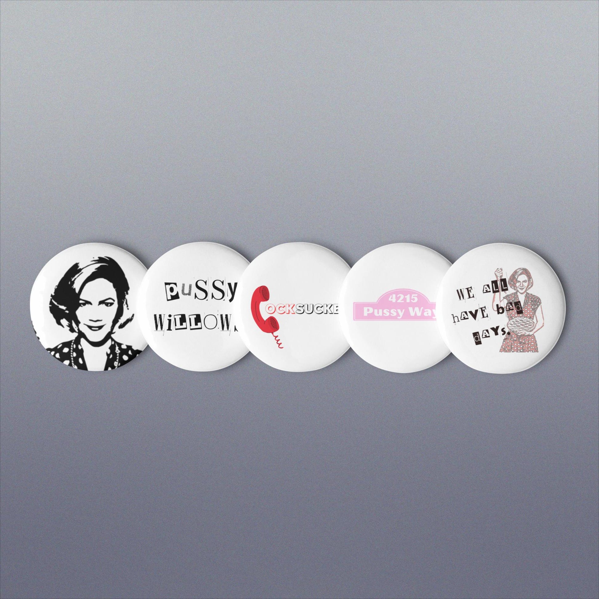 Serial Pin Set - Agatha's Attic