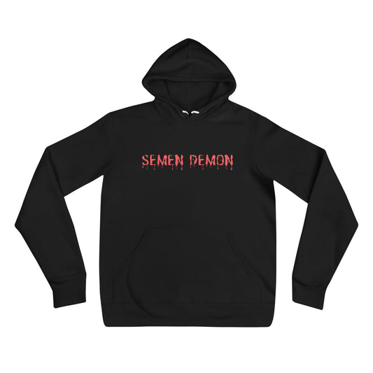 Semen Demon Red Lettering (Unisex hoodie) - Agatha's Attic