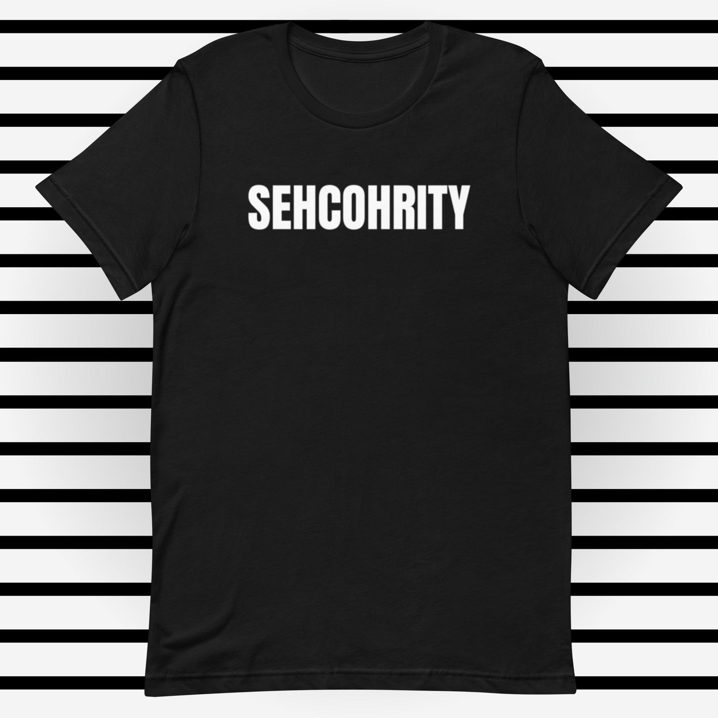 SEHCOHRITY (Unisex t-shirt) - Agatha's Attic