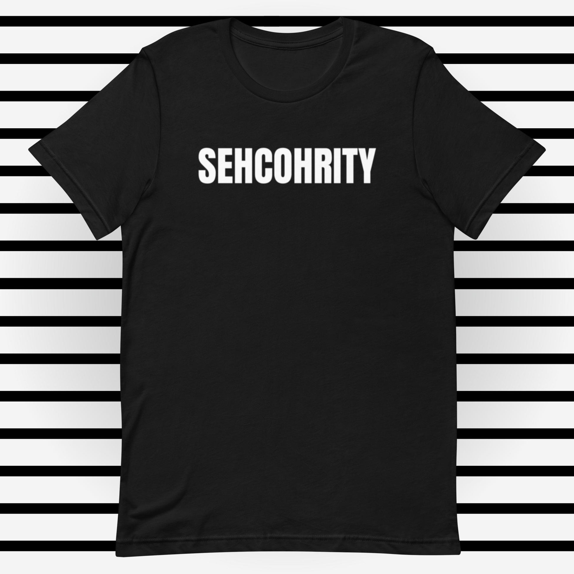 SEHCOHRITY (Unisex t-shirt) - Agatha's Attic